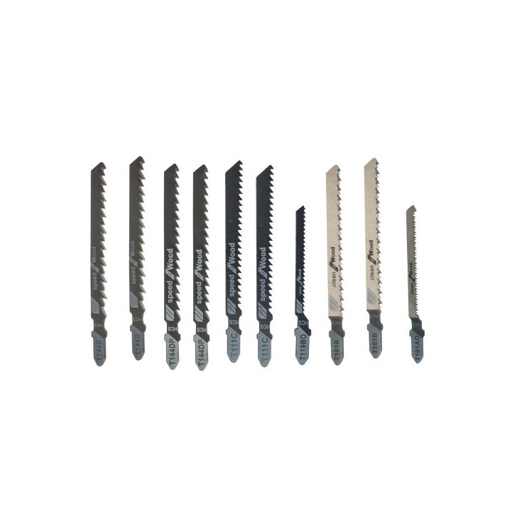 Finierzāģu asmeņi/naži/asmenīši 10 gab.