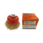 Frontālā birste 65mm misiņa stieple tēraudam