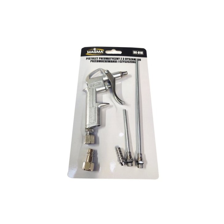Pūšanas pistole 3 garas sprauslas komplekts