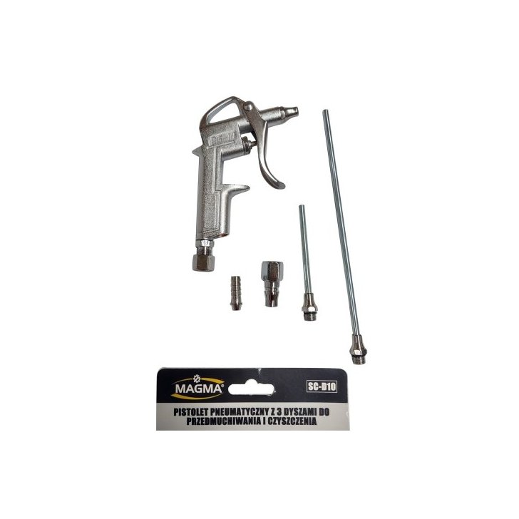 Pūšanas pistole 3 garas sprauslas komplekts