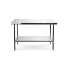 Darba galds 150x70 cm, nerūsējošā tērauda virsma