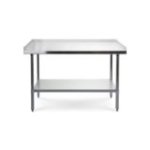 Darba galds ar 3 malām, 150x70 cm nerūsējošā tērauda virsma