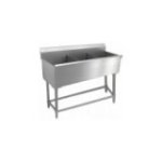 Vanna 140 cm, 200 litri, 3 nodalījumi, no nerūsējošā tērauda, izlietne