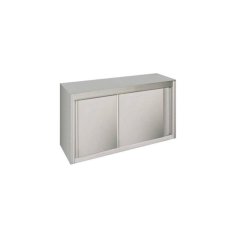 Slēdzams piekaramais skapītis 90 cm no nerūsējošā tērauda ar regulējamu plauktu 2