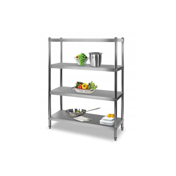 Gastronomijas plaukts 150x180 cm no nerūsējošā tērauda