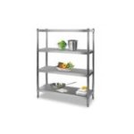 Gastronomijas plaukts 150x180 cm no nerūsējošā tērauda