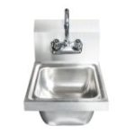 Izlietne-baseins 30x40 cm no nerūsējošā tērauda ar maisītāju, piekaramā izlietne