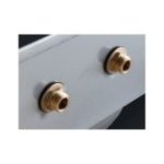 Izlietne-baseins 43x39 cm no nerūsējošā tērauda ar maisītāju, piekaramā izlietne