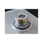 Izlietne-baseins 43x39 cm no nerūsējošā tērauda ar maisītāju, piekaramā izlietne