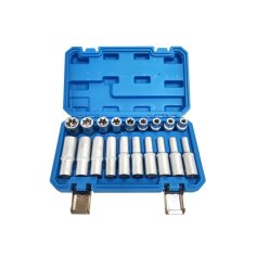 TORX uzgriežņu atslēgas 20 gab. 1/2 E8-E24 ligzdas