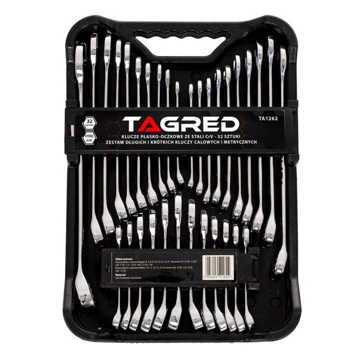 Atslēgu komplekts 6-19mm, 32gab