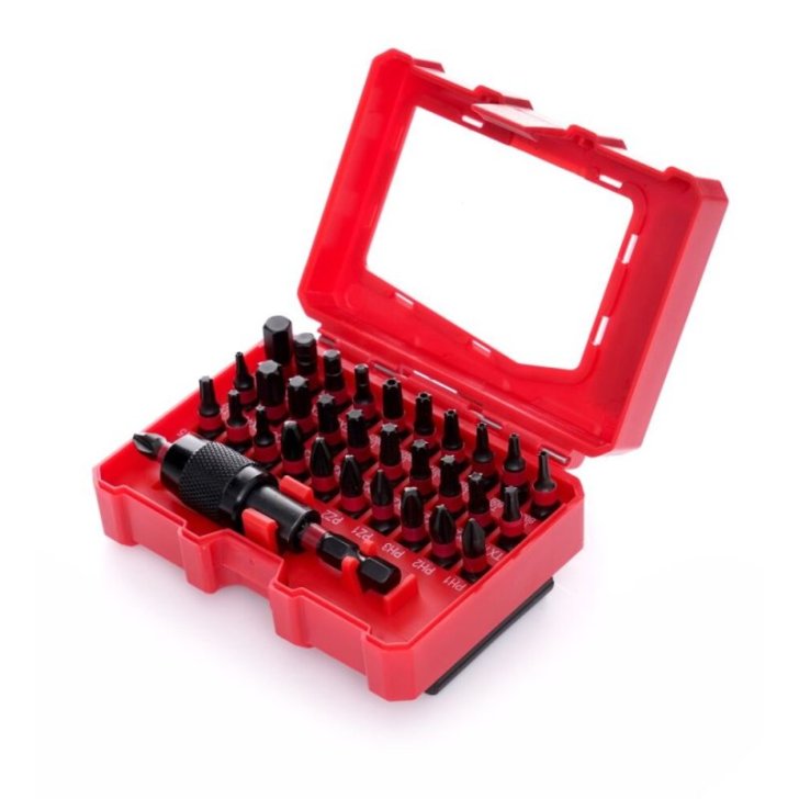 Uzgaļu komplekts TORX, PZ1, HEX3, TX 32 gab