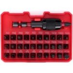 Uzgaļu komplekts TORX, PZ1, HEX3, TX 32 gab