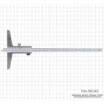 Dziļuma izmērs Gimex 200 x 100 mm, 0.02 mm