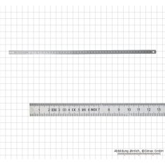 Tērauda lineāls, INOX, lokans (elastīgs) modelis, 1000x18x0,5 mm
