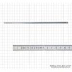 Lineāls Gimex INOX 1000x18x0,5 mm