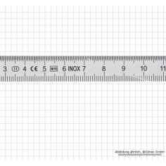 Tērauda lineāls, INOX, lokans (elastīgs) modelis, 1000x18x0,5 mm 2