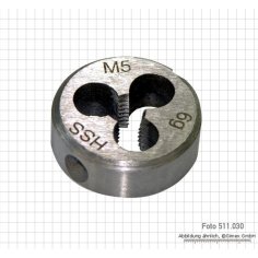 Apaļā vītņgrieznes matrica (DIE), 8 x 1.25 mm