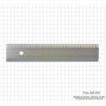 Alumīnija lineāli ar slīpētu malu, 300 mm