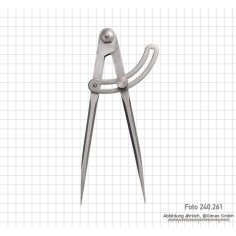 Spārnu cirkulis ar skrūves eņģi (eņģes skrūvi), 150 mm