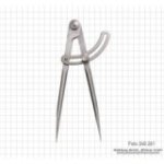 Spārnu cirkulis ar skrūves eņģi (eņģes skrūvi), 150 mm