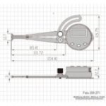 Digitālais mērīšanas indikators 12,7 - 165 mm