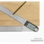 Digitāls slīpuma leņķis, 200 mm