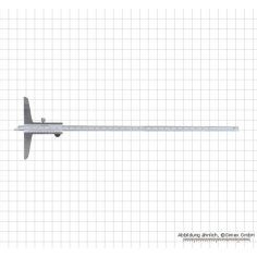 Dziļuma nonija bīdmērs 300 x 100 mm, 0.02 mm