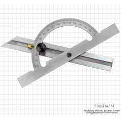 Tērauda transportieri (leņķmēri), 10 - 170°, 100 x 150 mm