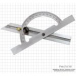 Tērauda transportieri (leņķmēri), 10 - 170°, 100 x 150 mm