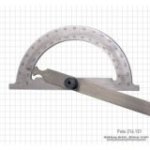 Leņķmērs Gimex 0 - 180°, 250 x 500 mm