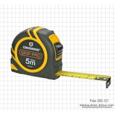 Mērlente, 5 m, EG klase II, pārklāta ar neilonu