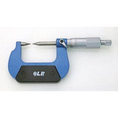 Loka mikrometrs ar dubultiem uzgalīšiem (spiciem) 0 - 25 mm