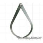 Ārējais bīdmērs (suports) ar skrūves eņģi (eņģes skrūvi), 200 mm