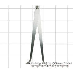Iekšējais bīdmērs (suports) ar skrūves eņģi (eņģes skrūvi), 250 mm