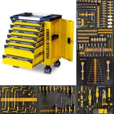 Instrumentu skapītis SZN254,  253 gab