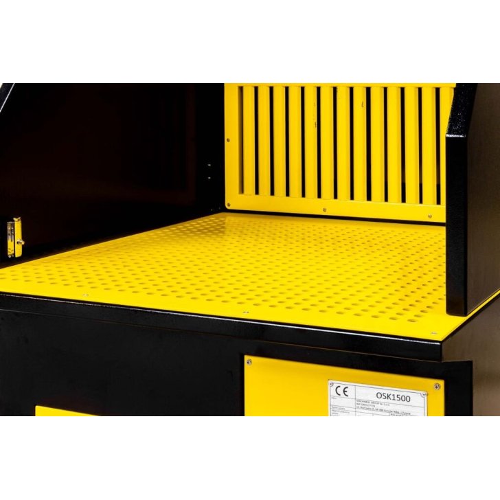 Darbnīcas metināšanas galds ar nosūkšanu un apgaismojumu Viber-System OSK1500, 2000 m³/h, 2.2 kW, 400V
