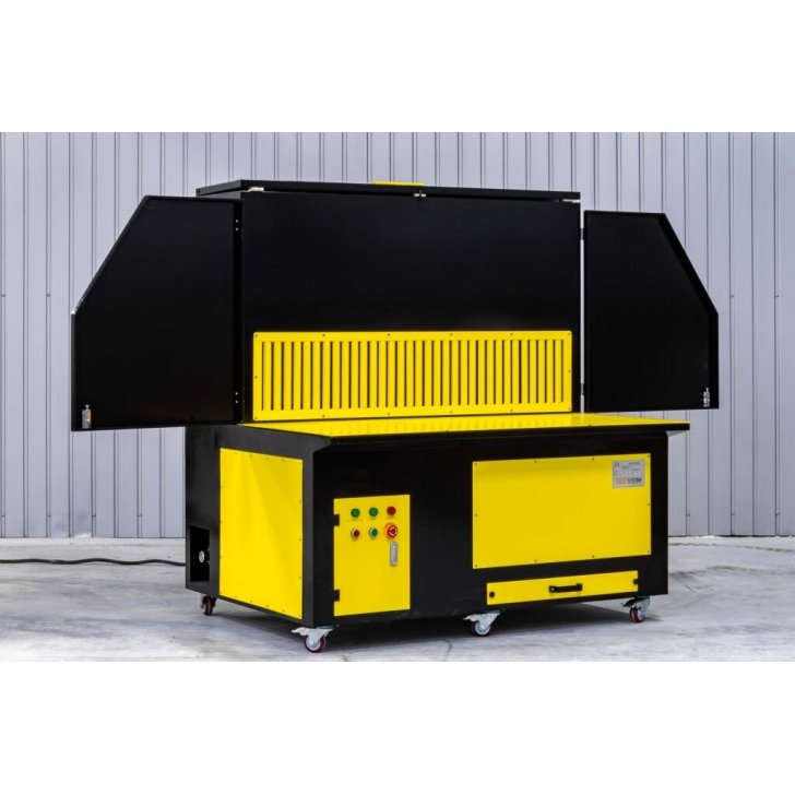 Darbnīcas metināšanas galds ar nosūkšanu un apgaismojumu Viber-System OSK2500, 3000 m³/h, 3 kW, 400V