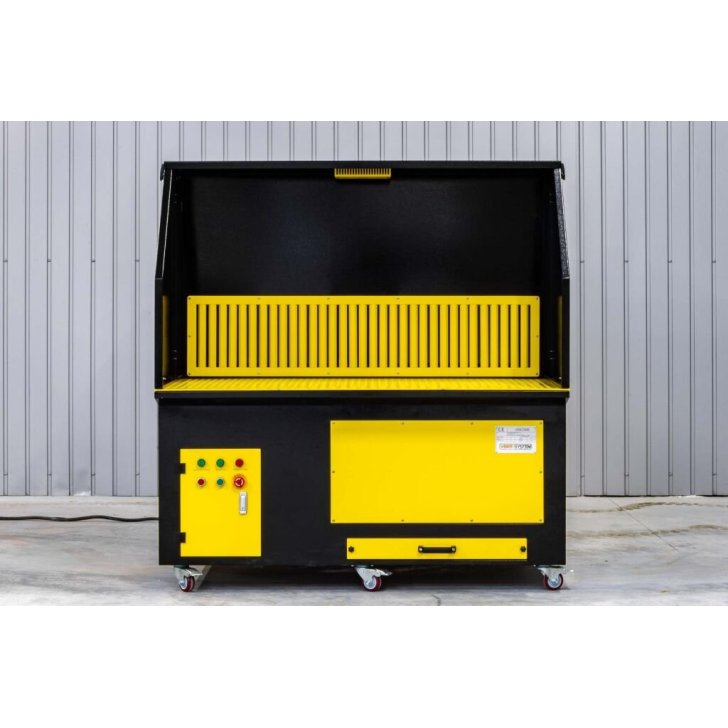 Darbnīcas metināšanas galds ar nosūkšanu un apgaismojumu Viber-System OSK2500, 3000 m³/h, 3 kW, 400V