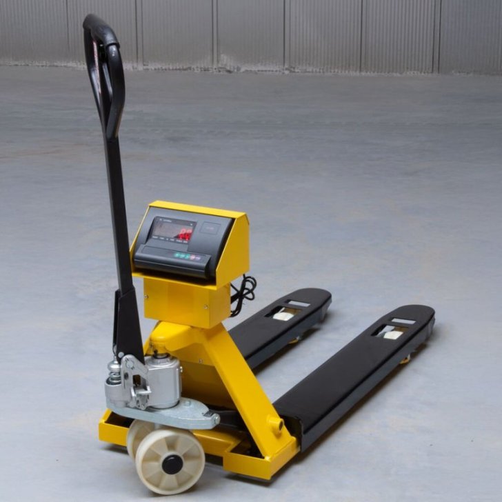 P3000W Palešu ratiņi, palešu pacēlājs ar svariem Viber-System, 3000 kg