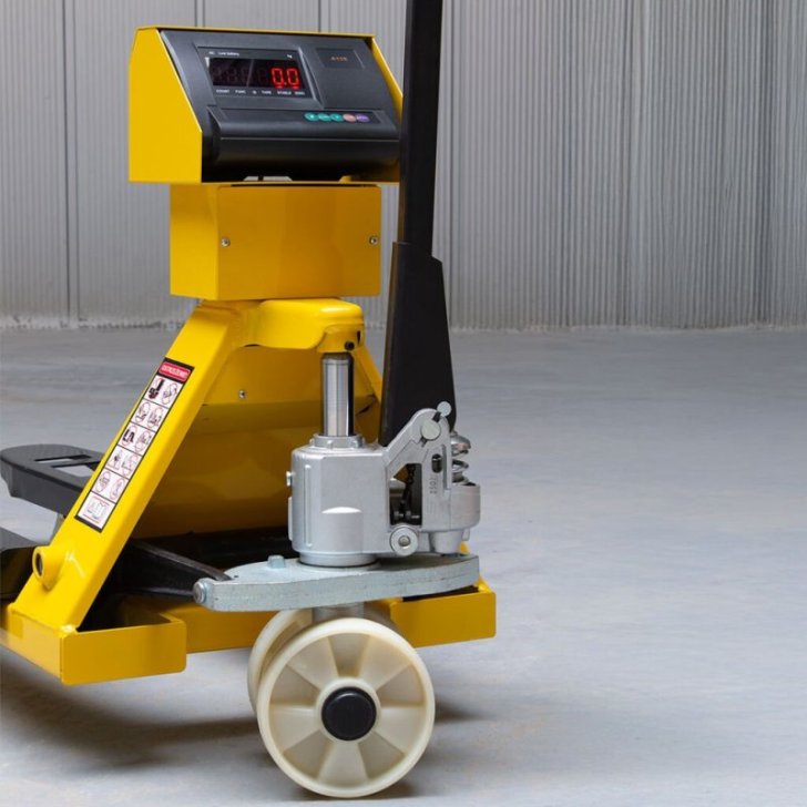 P3000W Palešu ratiņi, palešu pacēlājs ar svariem Viber-System, 3000 kg