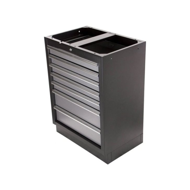 Darbnīcas skapītis ar slēdzeni, 7 atvilktnes Viber-System 1307