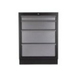 Darbnīcas skapītis ar slēdzeni, 4 atvilktnes Viber-System modelis 1304