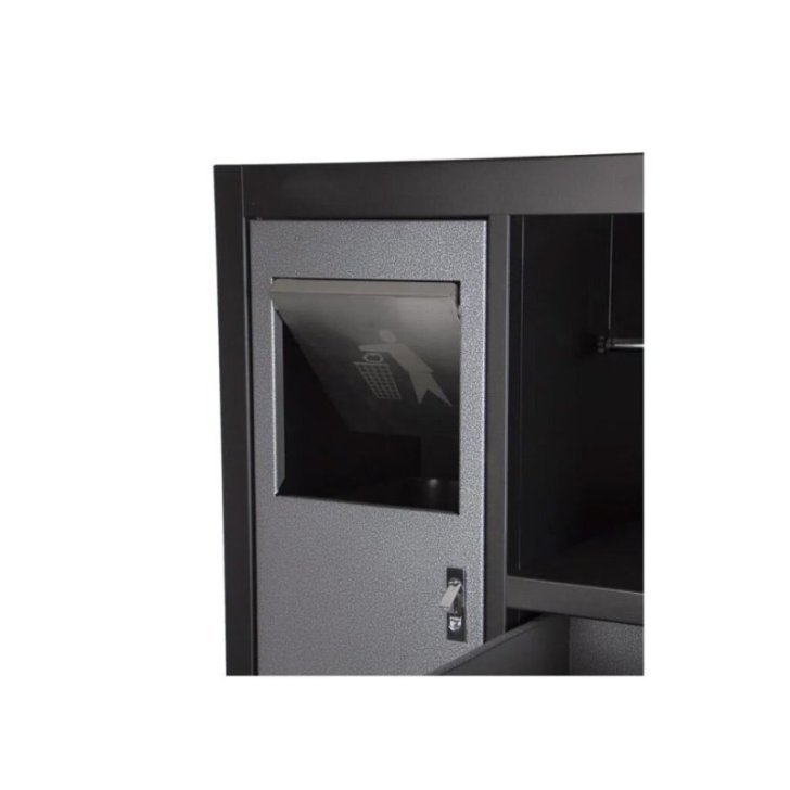 Skapītis ar atkritumu tvertni un papīra turētāju Viber-System 1301A