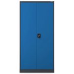 DAWID metāla saimniecības skapis DAWID 900 x 1850 x 450 mm, antracīta zila