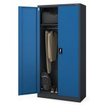 DAWID metāla saimniecības skapis DAWID 900 x 1850 x 450 mm, antracīta zila