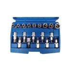 Torx 1/2" socket wrench set (19 pieces)