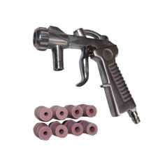 Sandblasting gun + 8 nozzles