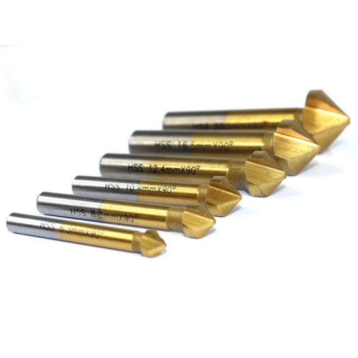 Countersink set 6.3-20.5mm (6 pieces)