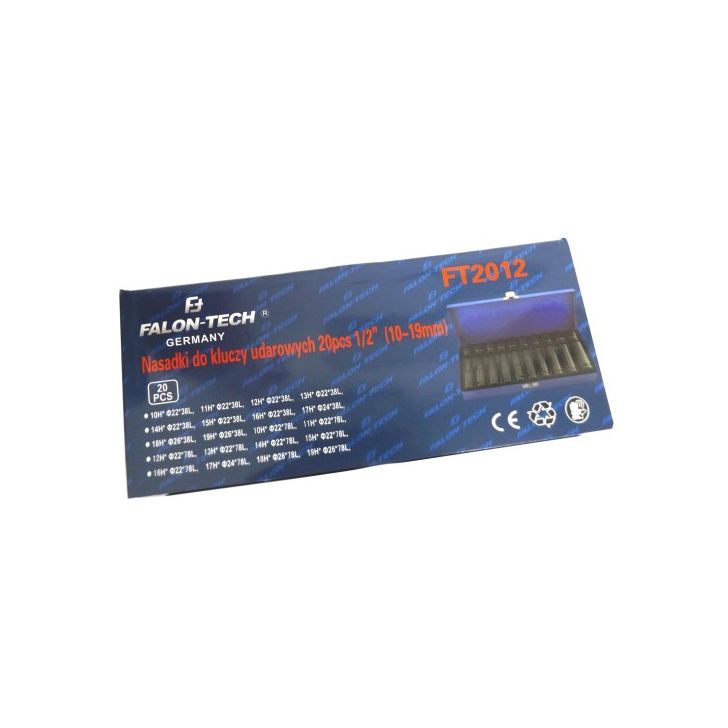 Gala atslēgu komplekts 10-19mm, 1/2, IMP